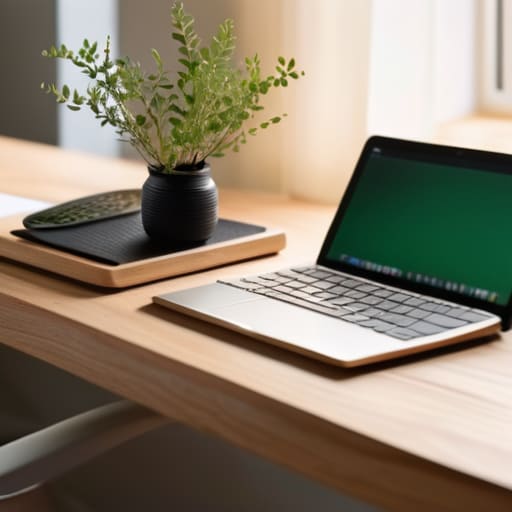 Minimalist workspace showing The Final Setup.