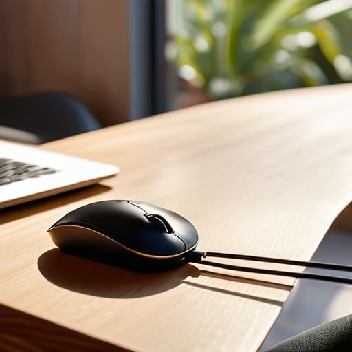 The Final Setup Check: cable-free desk.