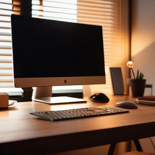 Reducing eye strain with ambient lighting.