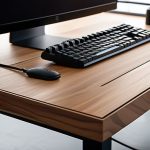 Effective cable management solutions for desks.