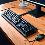 Efficient desk cable management for workspaces.