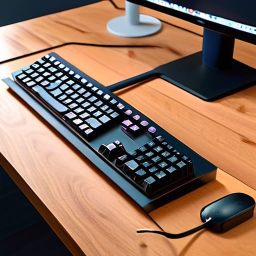 Efficient desk cable management for workspaces.