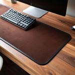 Choosing a large desk mat for workstations.