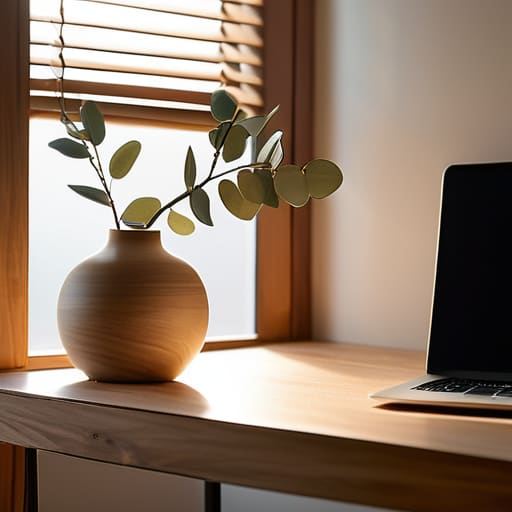 Principles of a minimalist desk setup.