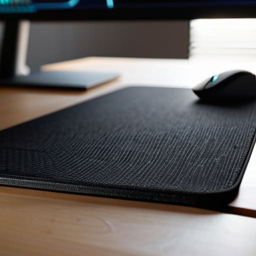 Desk mat cutting through the friction.