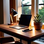 Choosing the right lighting for home offices.