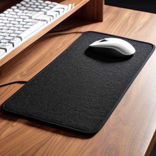 Improve workspace with desk mat utility.