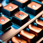 Different types of mechanical keyboard switches.