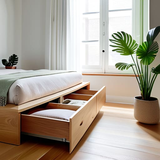 Space saving solutions for small apartments.